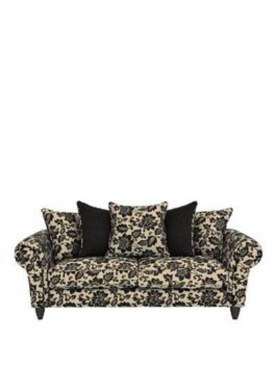Luxe Collection - Regal 3-Seater Fabric Sofa